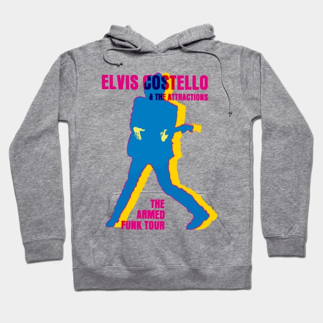 Elvis Costello offset graphic Hoodie by HAPPY TRIP PRESS